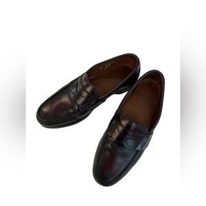 Allen Edmonds brown loafers